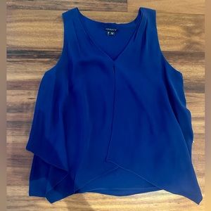 Theory Draped Layers Silk Blouse